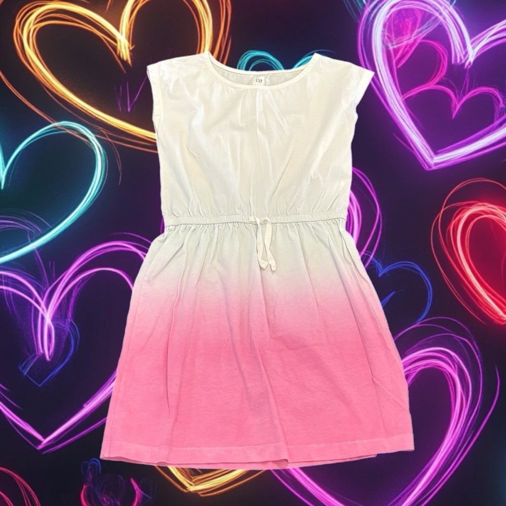 GAP Kids Gradient Pink and White Dress Size Xl 12